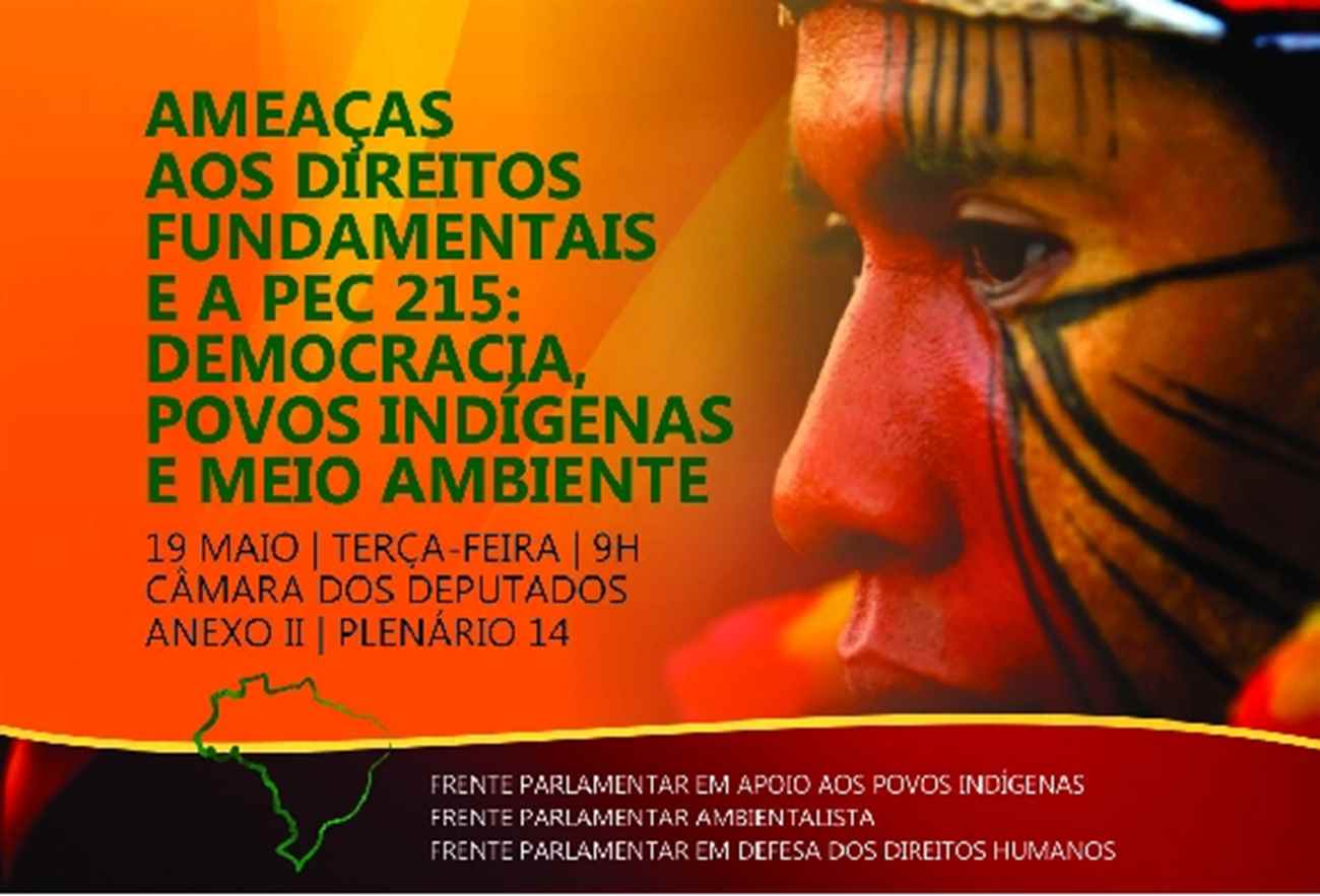 evento na camara - plenaria ameacas pec 215